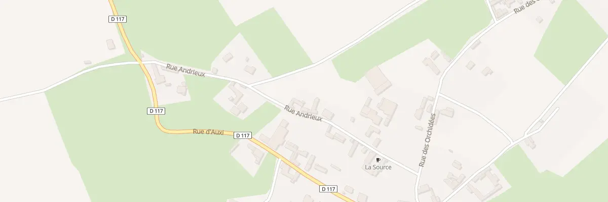 Plan du 8 Rue Andrieux à Nœux-lès-Auxi
