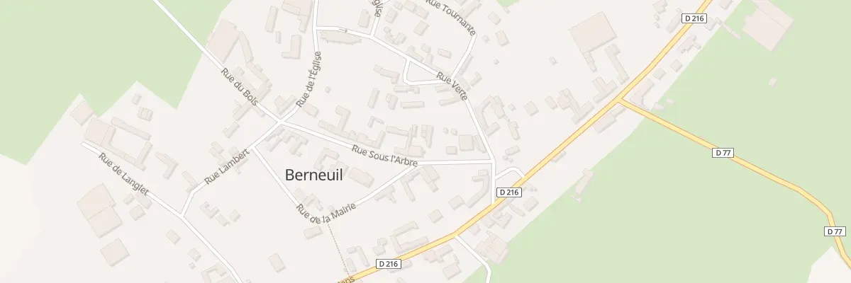 Plan du 8 Rue sous l’Arbre à Berneuil