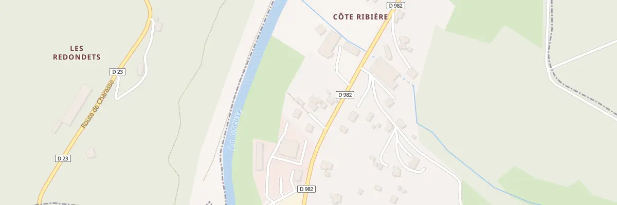 Plan du 21 Cote Ribiere à Moutier-Rozeille