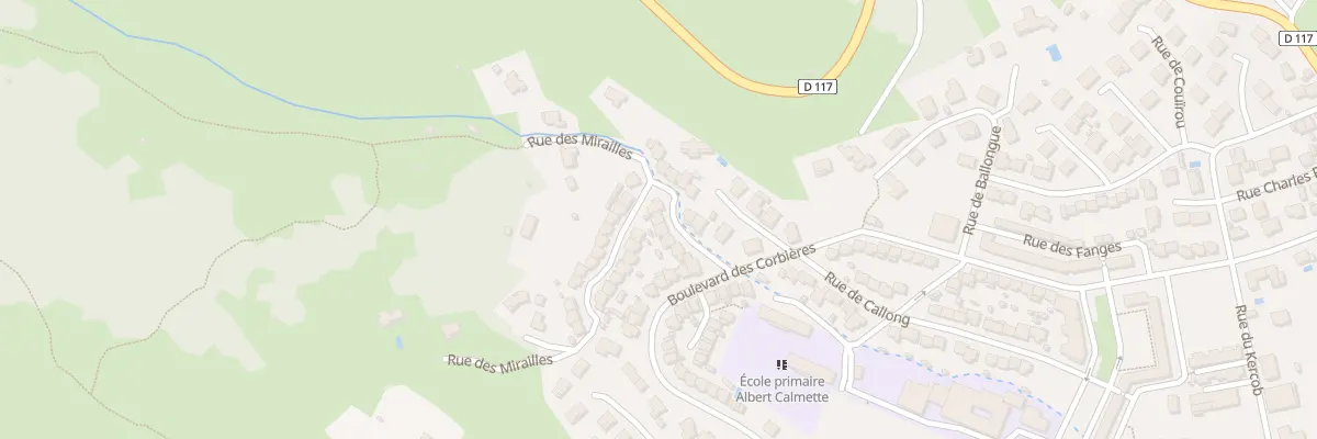 Plan du 7 Rue des Mirailles à Quillan