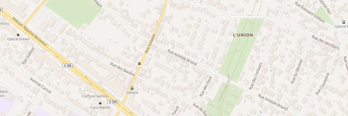 Plan du 12 Rue Aristide Briand à Sartrouville