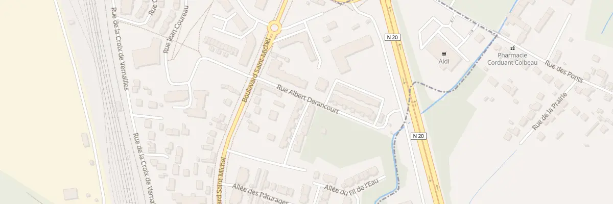 Plan de Bd Saint-Michel à Étampes
