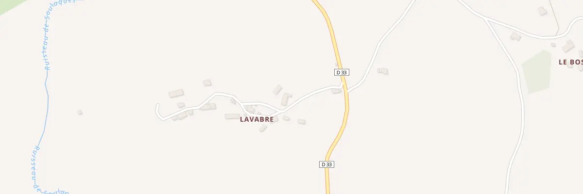 Plan du 18 Lavabre à Parlan