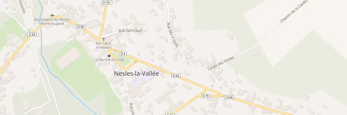 Plan du 7 Bd de Verdun à Nesles-la-Vallée