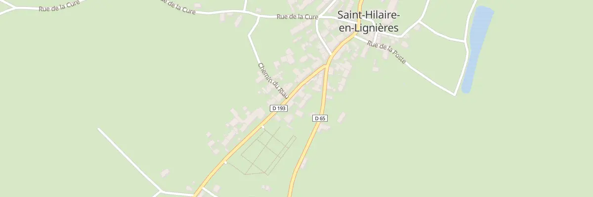 Plan du 9 Rue de l’Abbé Poupat à Saint-Hilaire-en-Lignières