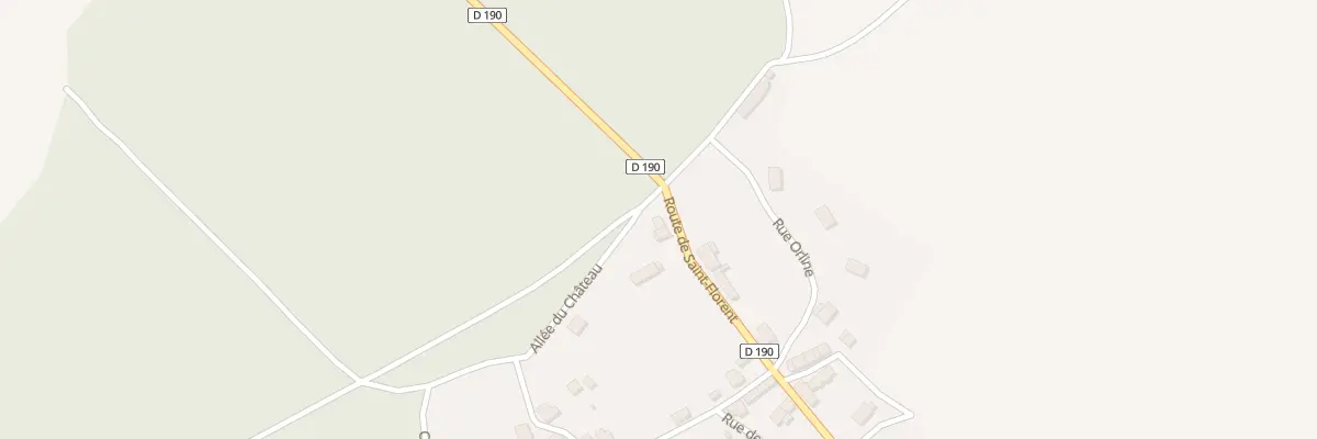 Plan du 2 Rte de Saint Florent à Plou