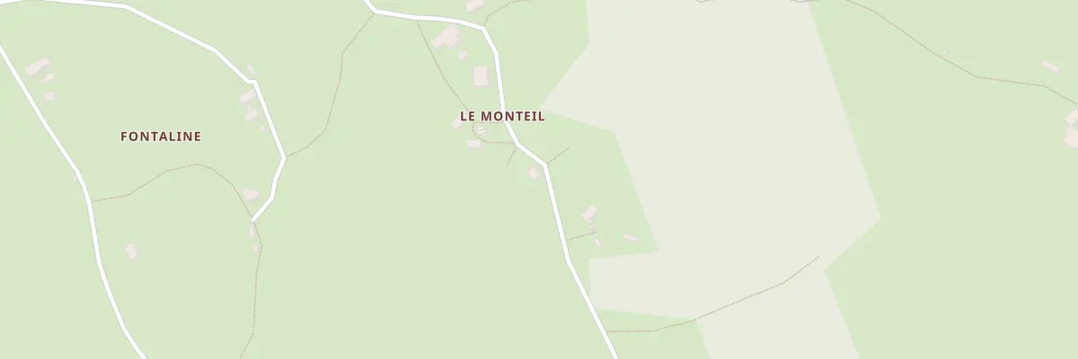 Plan du 5064 Le Monteil à Saint-Silvain-sous-Toulx