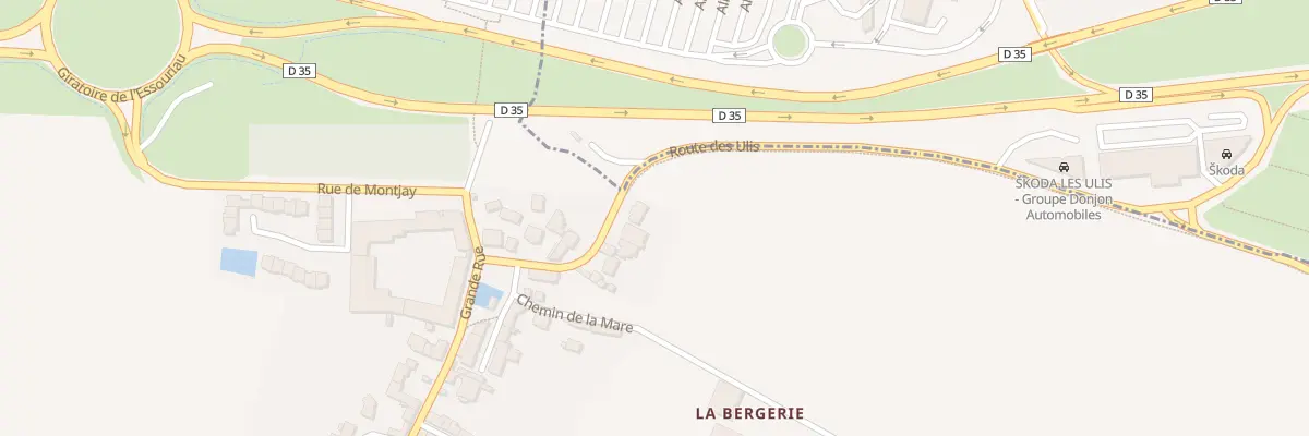 Plan du 4 Rte des Ulis à Saint-Jean-de-Beauregard