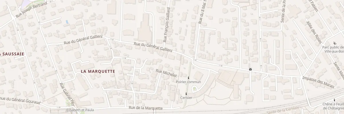 Plan du 31 Rue du Général Galliéni à Viroflay