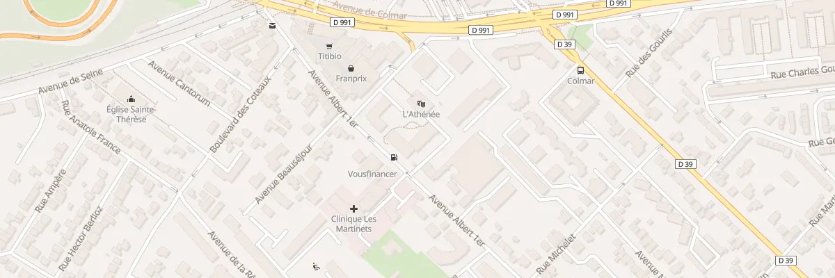 Plan du 92 Av Albert 1er à Rueil-Malmaison