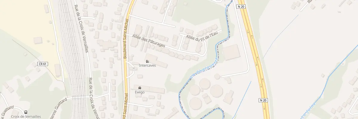 Plan du 22 All des Pâturages à Étampes