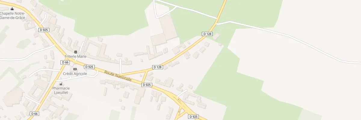 Plan du 6 Rue du Meillard à Bernaville