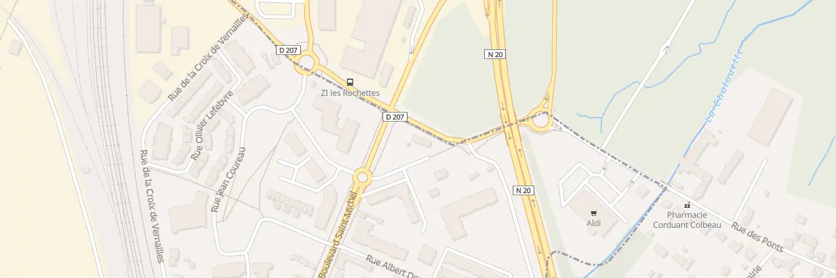 Plan du 123 Bd Saint-Michel à Étampes