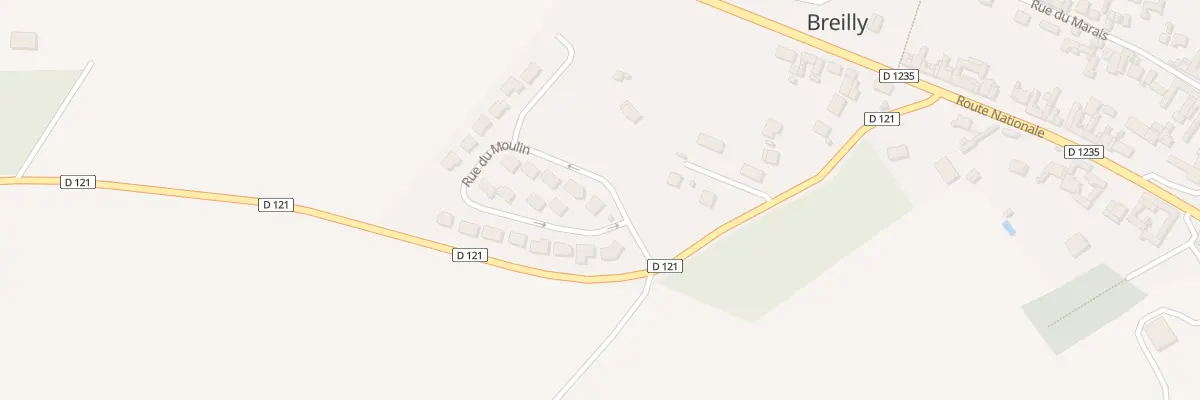 Plan du 16 Rue du Moulin à Breilly