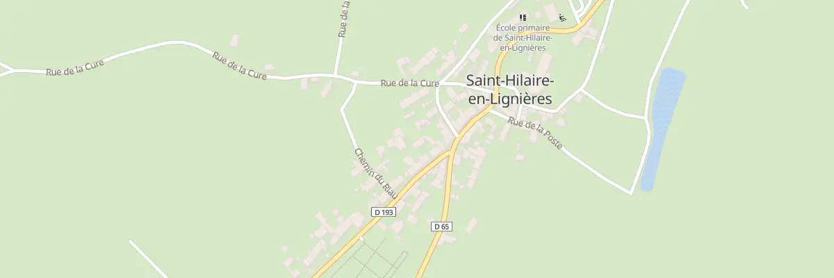 Plan du 4 Rue de l’Abbé Poupat à Saint-Hilaire-en-Lignières