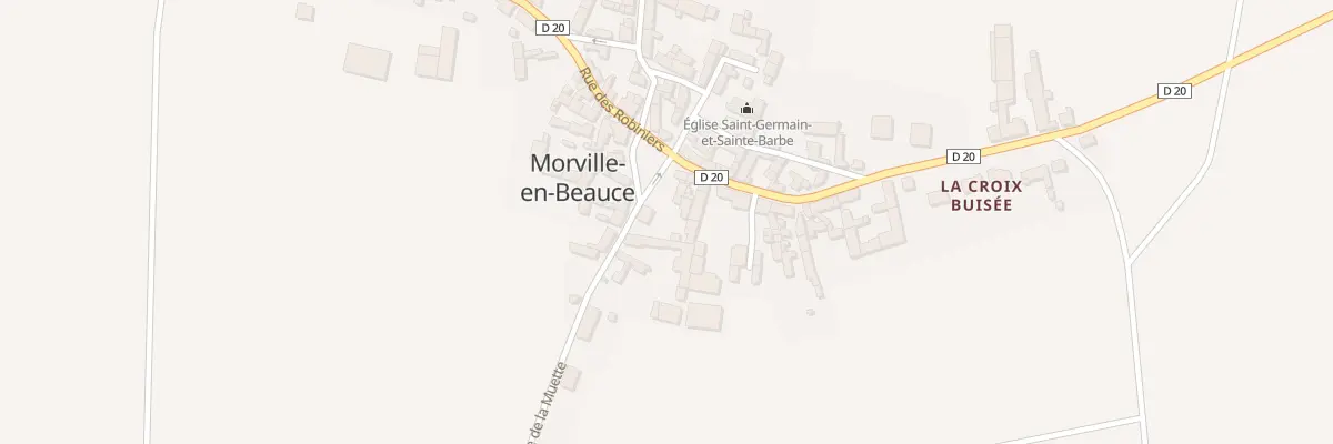 Plan du 3 Rue de la Muette à Morville-en-Beauce