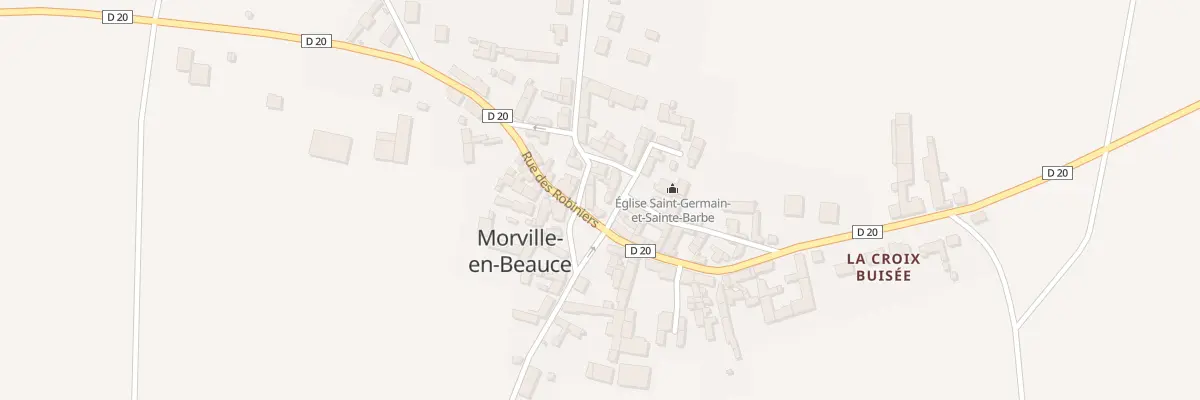 Plan du 1 Pl St Germain à Morville-en-Beauce