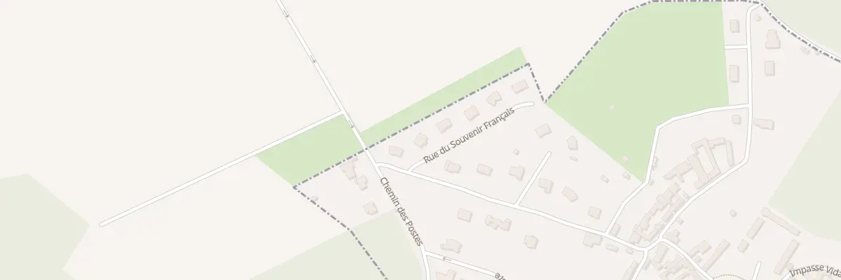 Plan du 2 Rue du Souvenir Francais à Ferrières