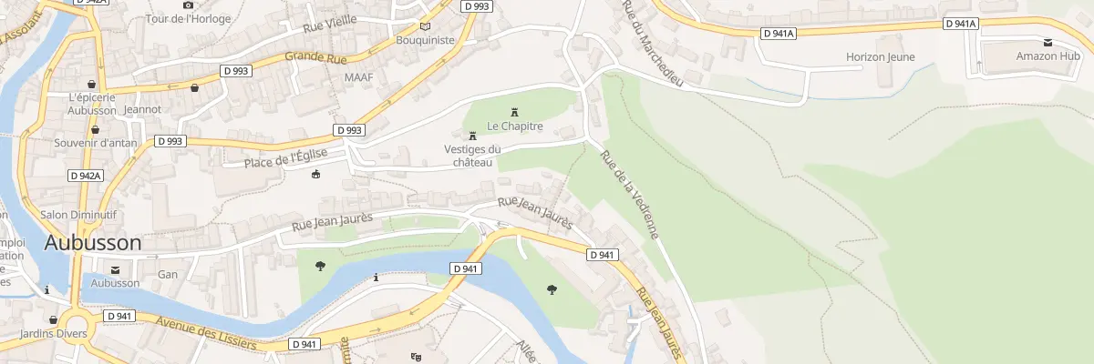 Plan du 71 Rue Jean Jaurés à Aubusson