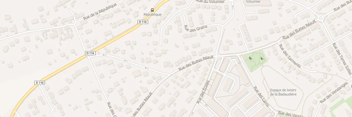 Plan du 218 Rue des Buttes Réault à Breuillet