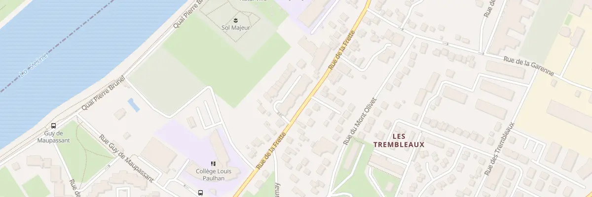 Plan du 55 Rue de la Frette à Sartrouville