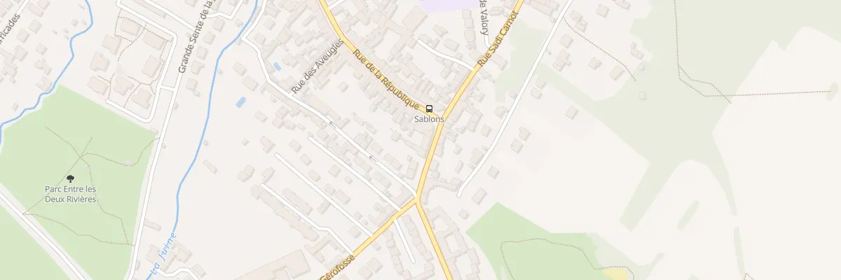 Plan du 4 Rue du Sablon à Étampes