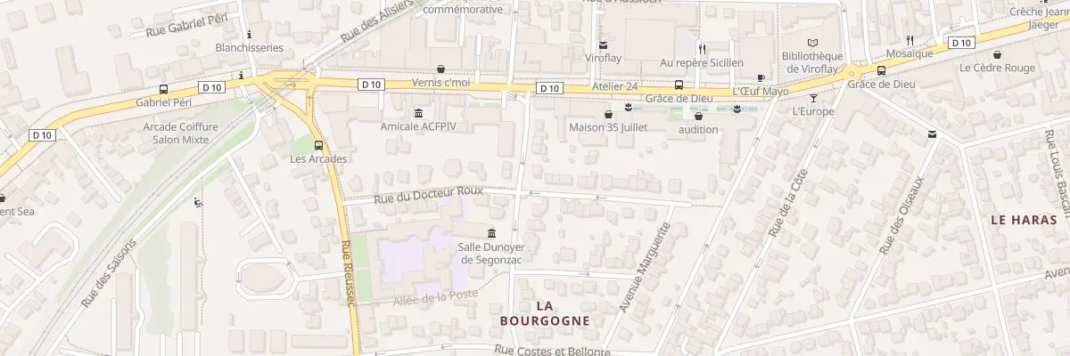 Plan du 7 Av des Combattants à Viroflay