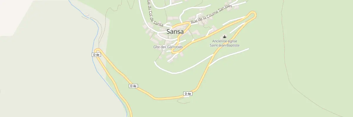 Plan du 18 Le Village à Sansa