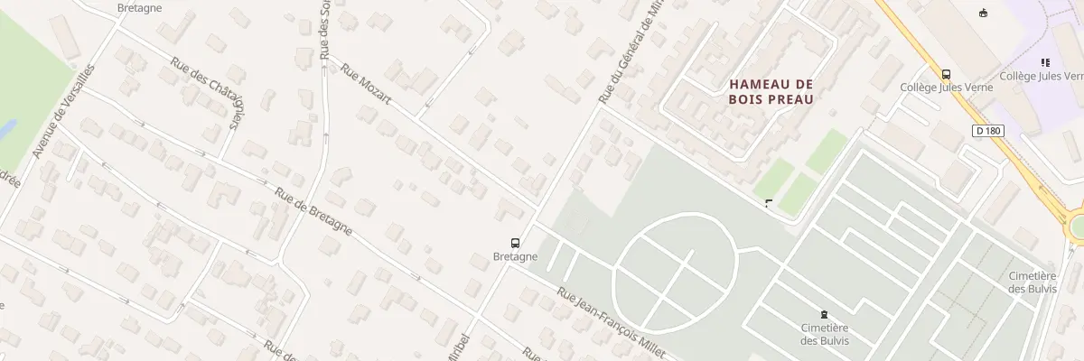 Plan du 66 Rue du Gen de Miribel à Rueil-Malmaison
