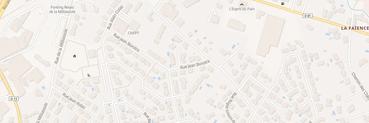 Plan du 29 Rue Jean Borotra à Albi