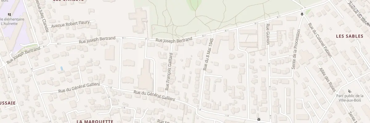 Plan du 12 Rue François Gaillard à Viroflay