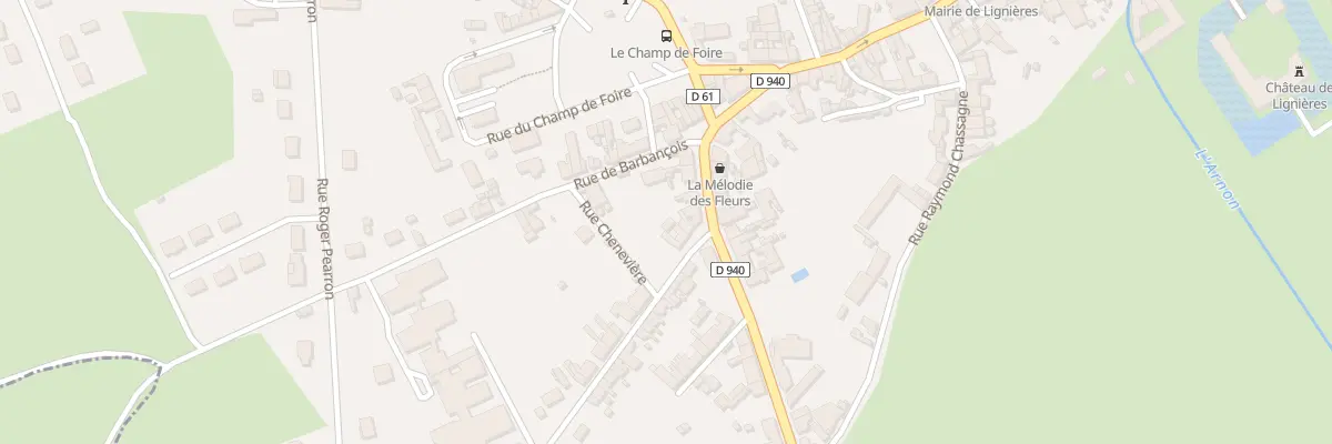 Plan du 6 Rue du Plessis à Lignières