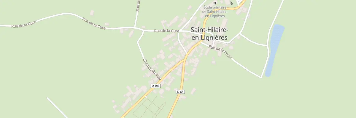 Plan du 2 Rue de l’Abbé Poupat à Saint-Hilaire-en-Lignières