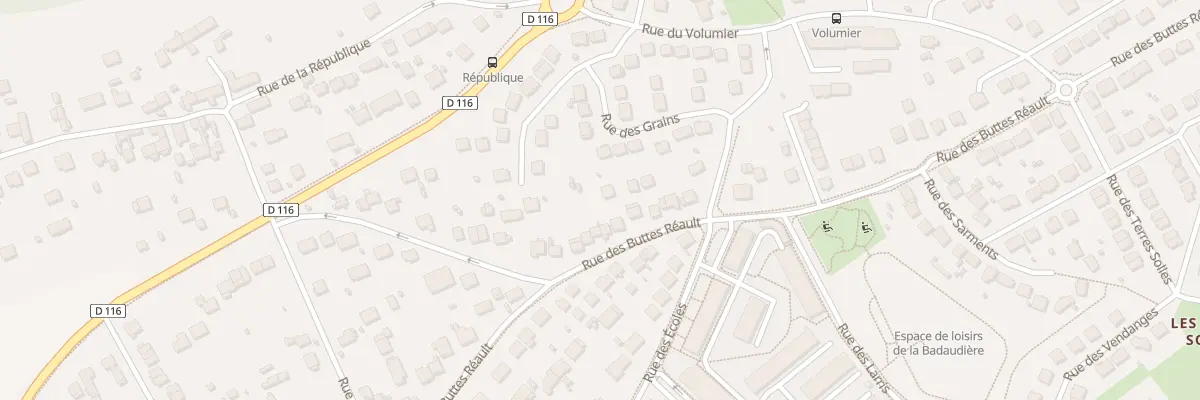 Plan du 212 Rue des Buttes Réault à Breuillet