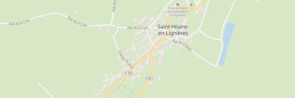 Plan du 32 Rue de Borneis à Saint-Hilaire-en-Lignières