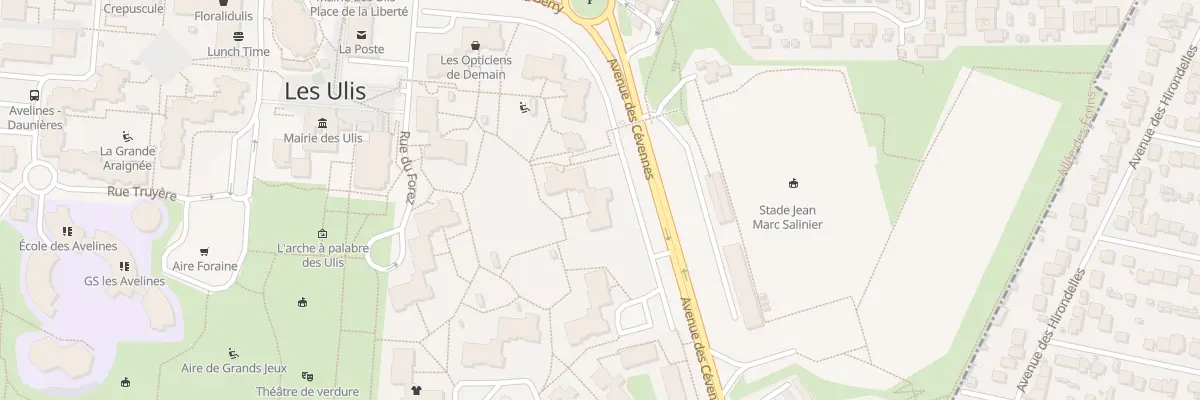Plan du 8 Av des Cévennes aux Ulis