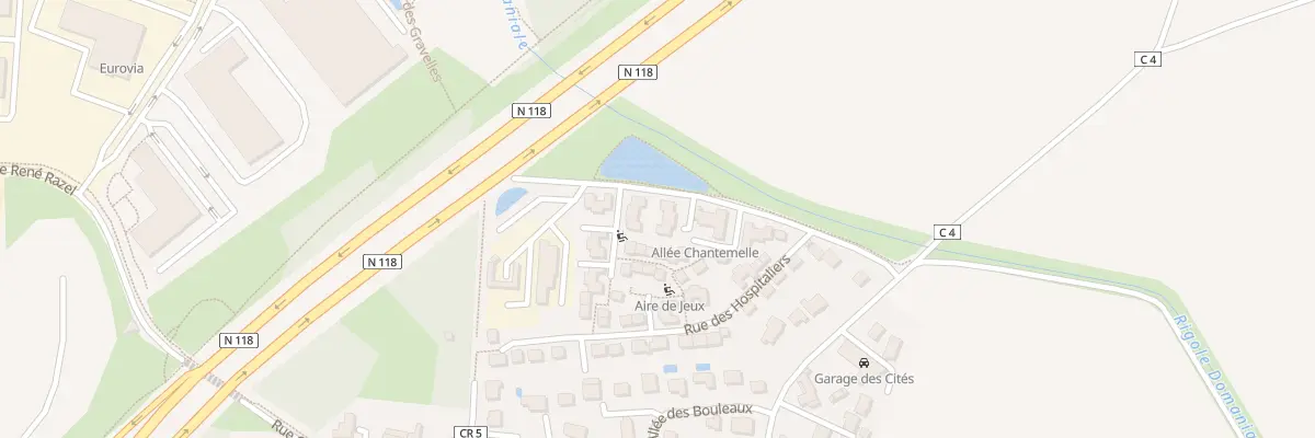 Plan du 13 Rue des Templiers à Saclay