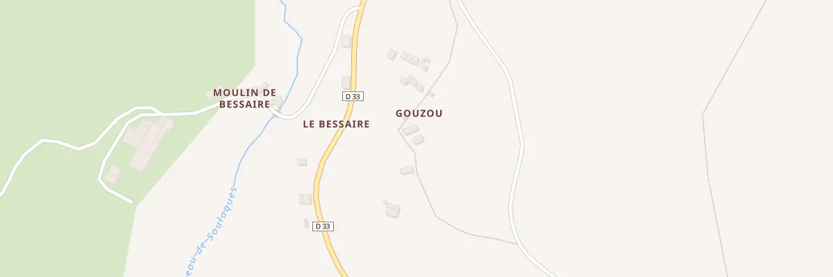 Plan du 25 Gouzou à Parlan