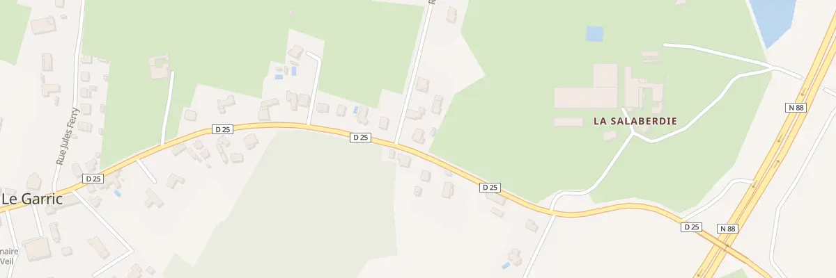 Plan du 10 Rue du Trap au Garric
