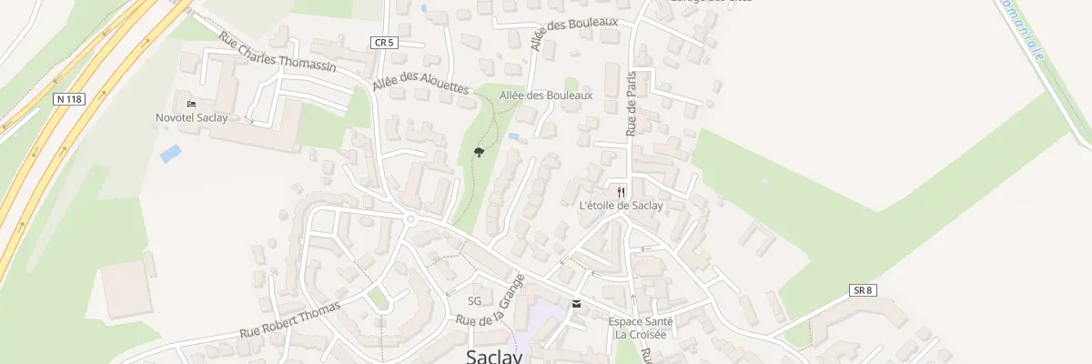 Plan du 8 Imp du Lavoir à Saclay