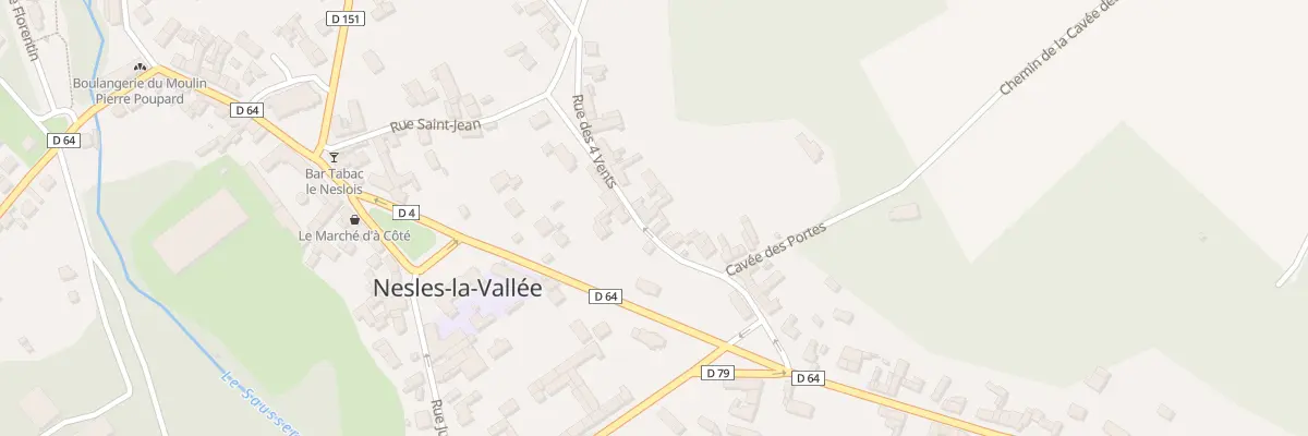 Plan du 18 Rue des Quatre Vents à Nesles-la-Vallée