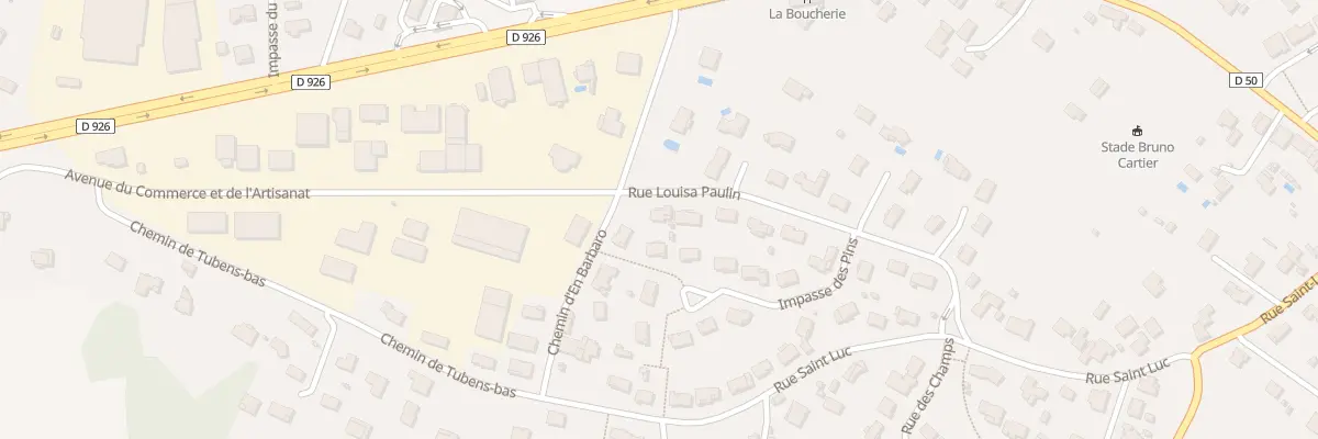 Plan du 15 Rue Louisa Paulin à Saïx