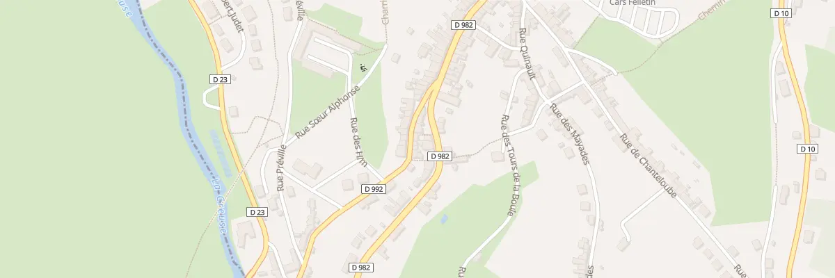 Plan du 3 Rue Ste Esperance à Felletin