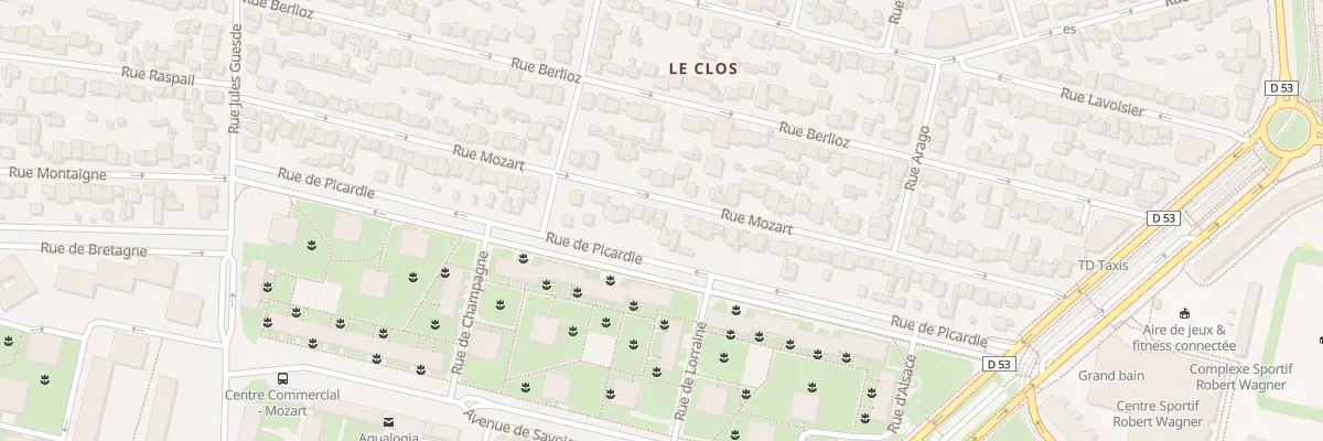 Plan du 55 Rue Mozart à Vélizy-Villacoublay