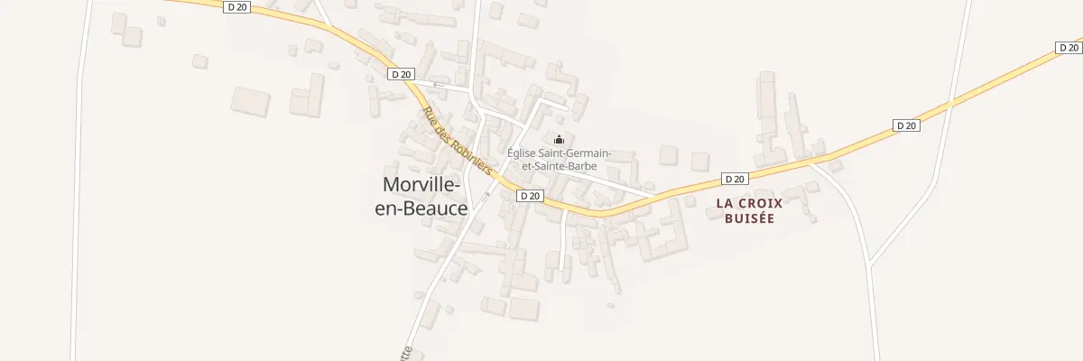 Plan du 3 La Croix Buisée à Morville-en-Beauce