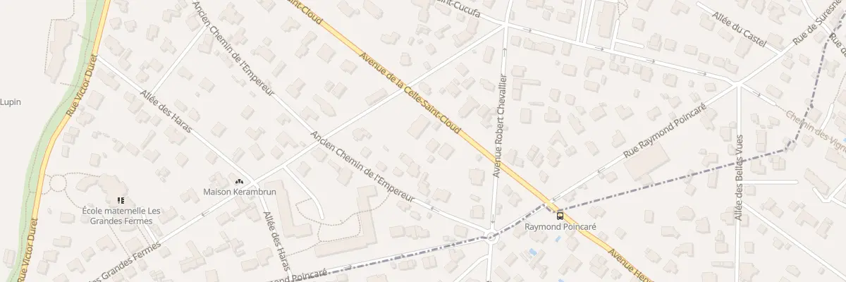 Plan du 11 Av de la Celle St Cloud à Vaucresson