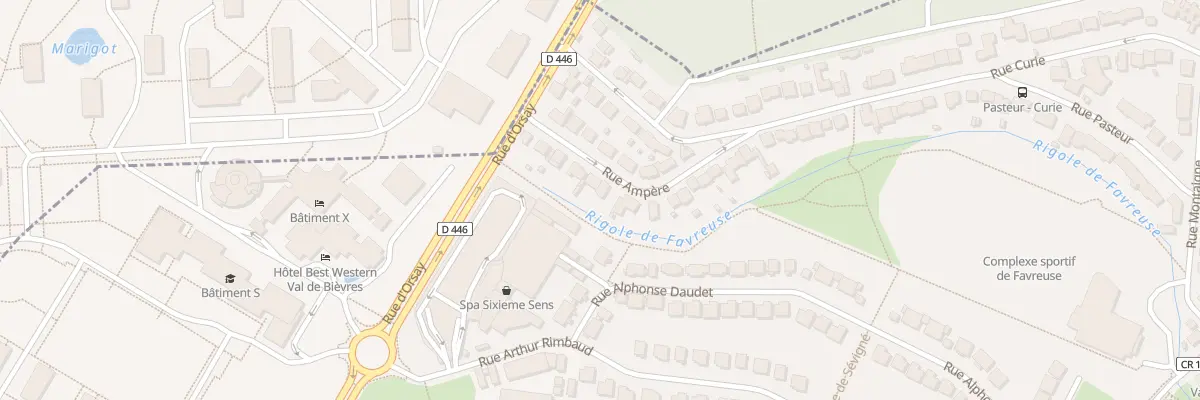 Plan du 6B Rue Ampère à Saclay