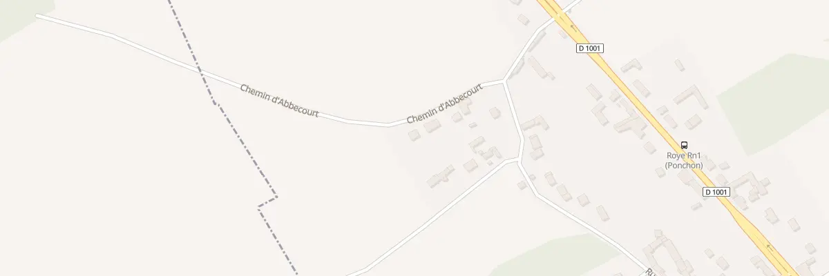Plan du 110 Che d’Abbecourt à Ponchon