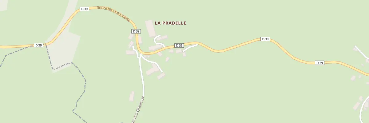Plan du 5143 La Pradelle à Saint-Maixant