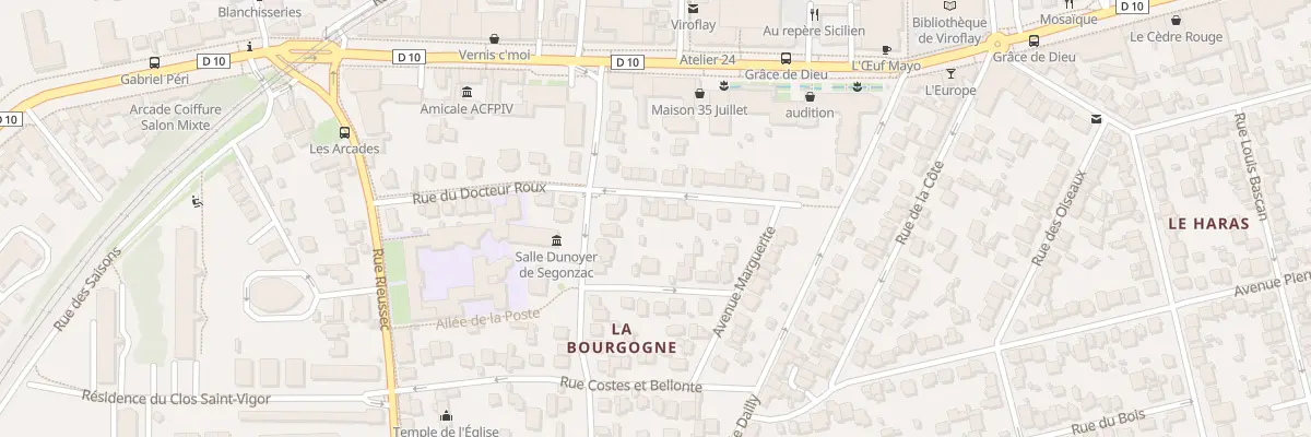 Plan du 13 Rue du Docteur Roux à Viroflay